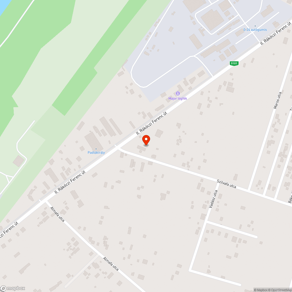 Parkoló autó bejelentés helye