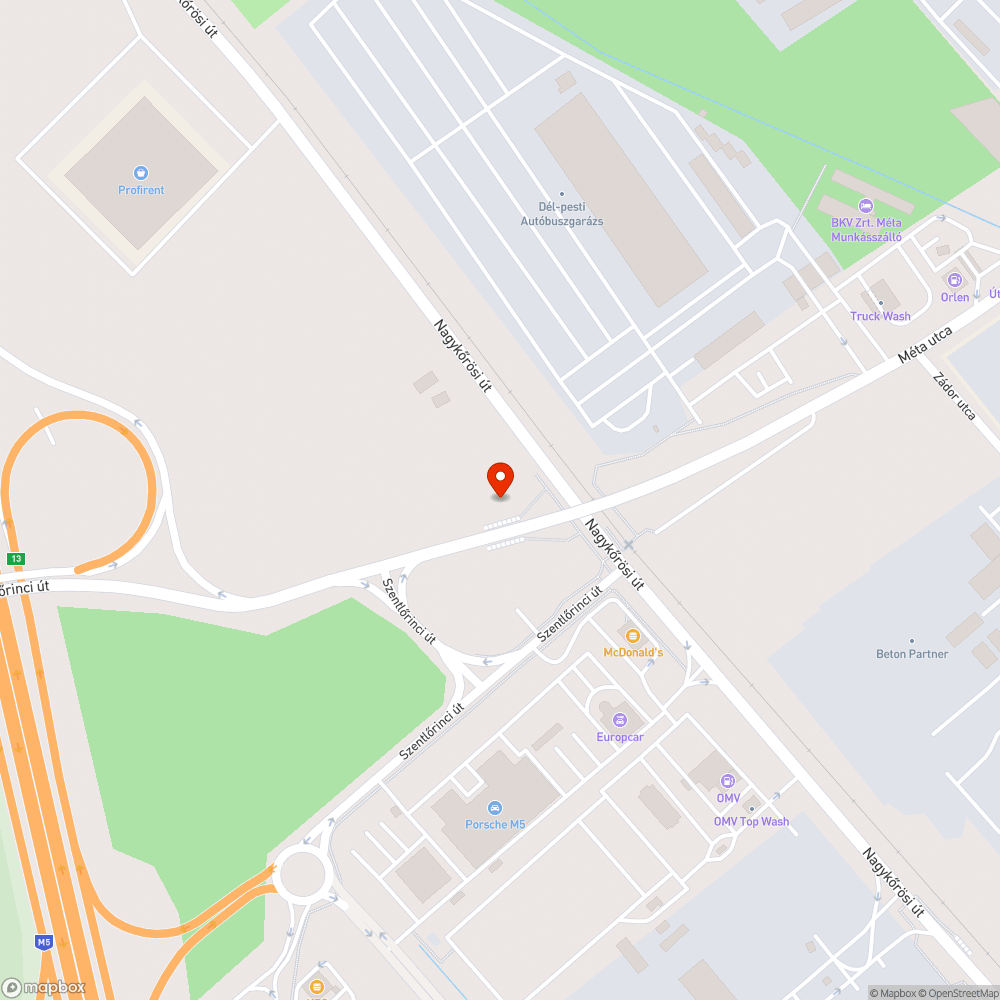 Fekália bejelentés helye