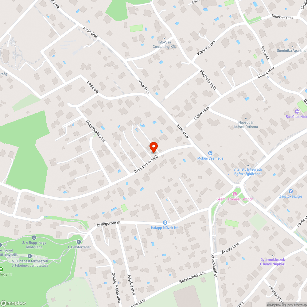 Közvilágítás bejelentés helye