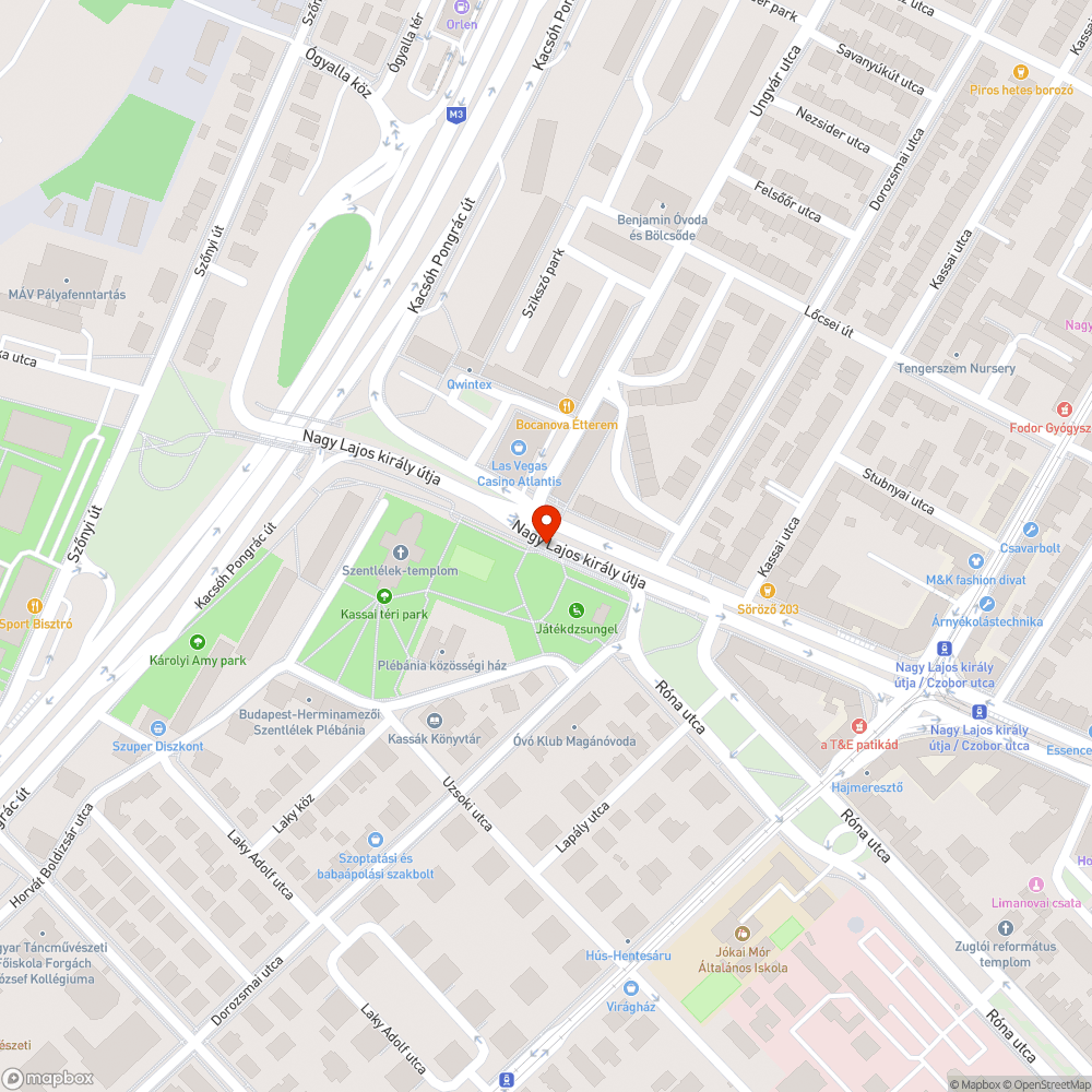 Egy ferde közlekedési lámpa bejelentés helye