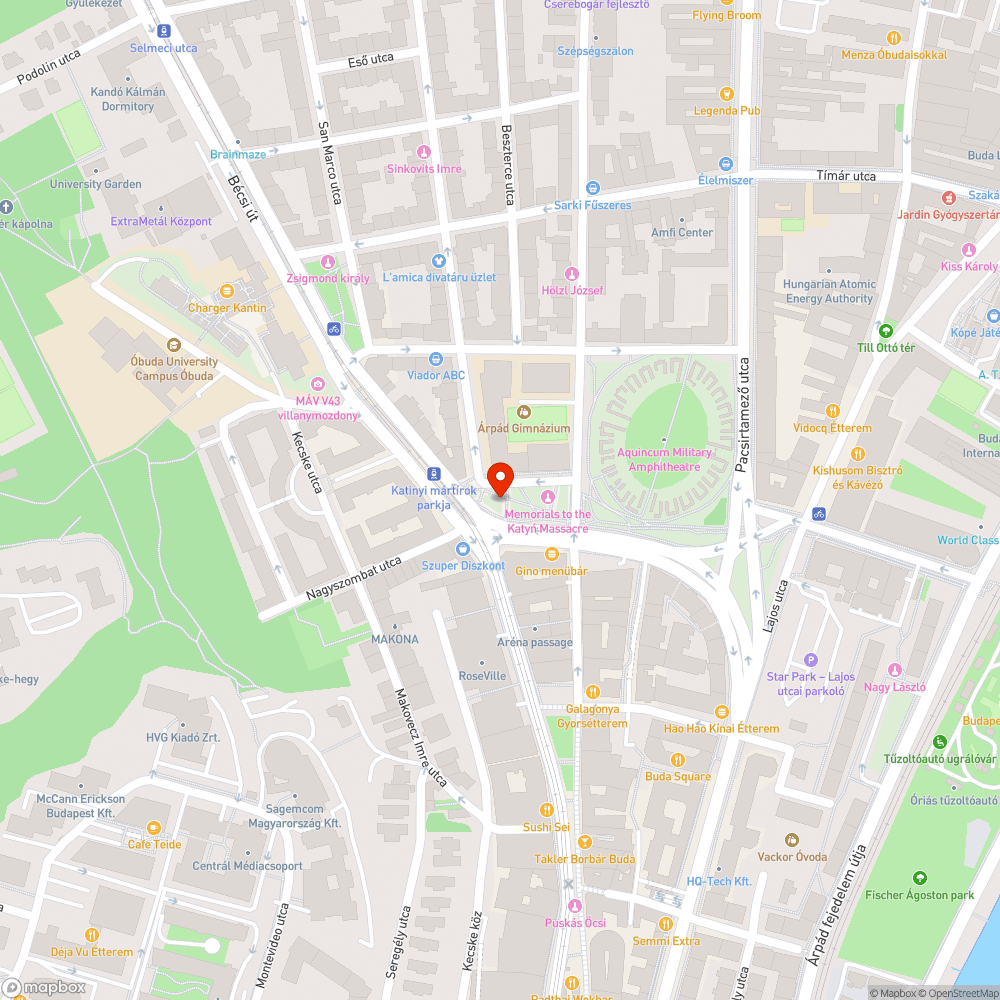 Galambok etetése bejelentés helye