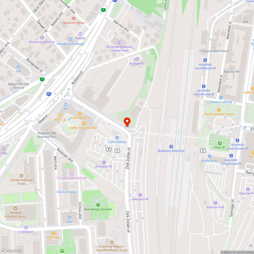 Kelenföld K+R sárdagonya bejelentés helye