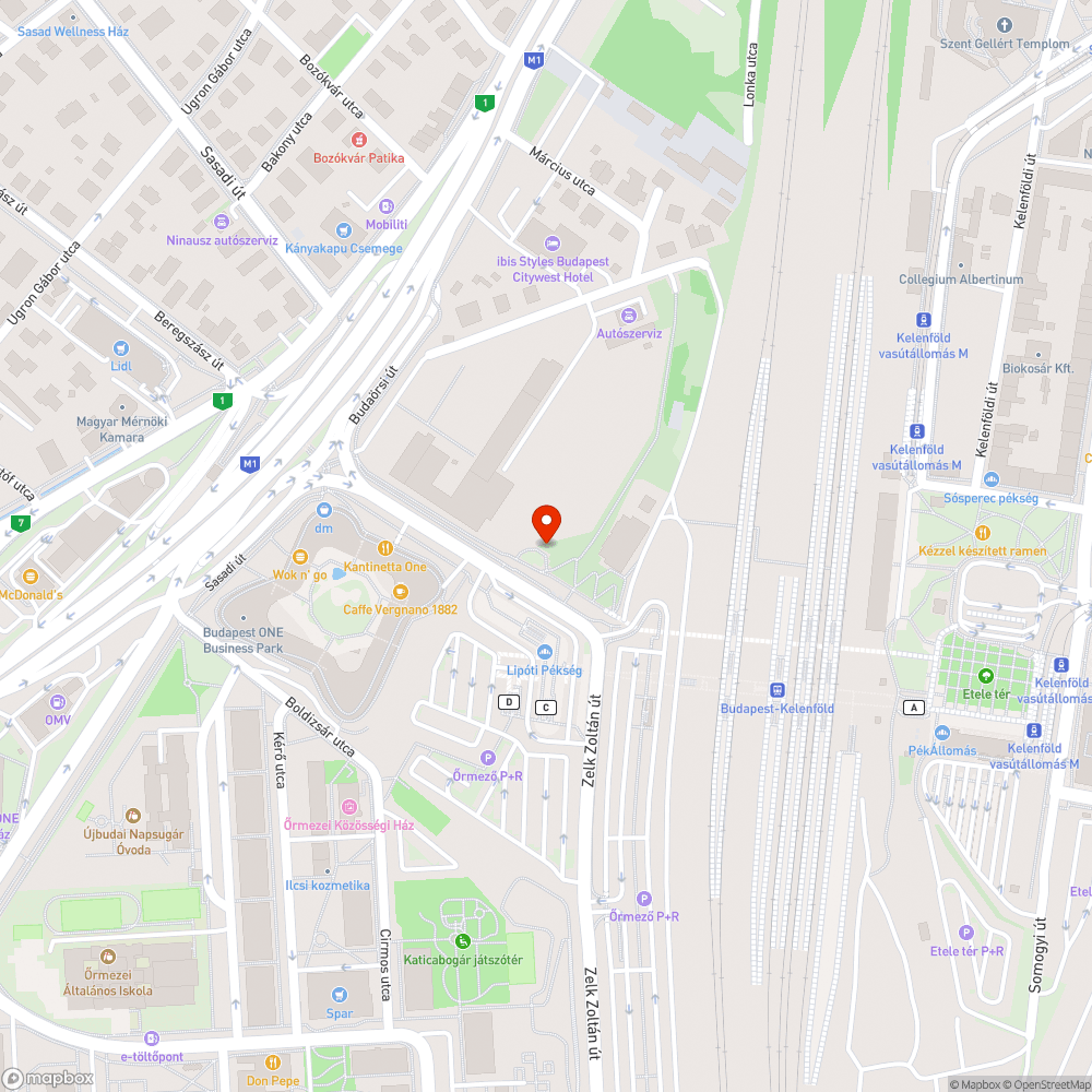 Kelenföld Koszorúslány utca szemetelés bejelentés helye