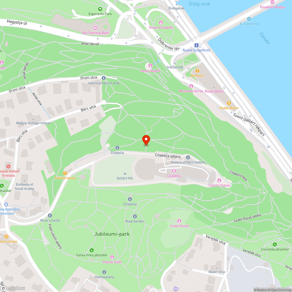 Használhatatlan Citadellára vezető lépcső bejelentés helye