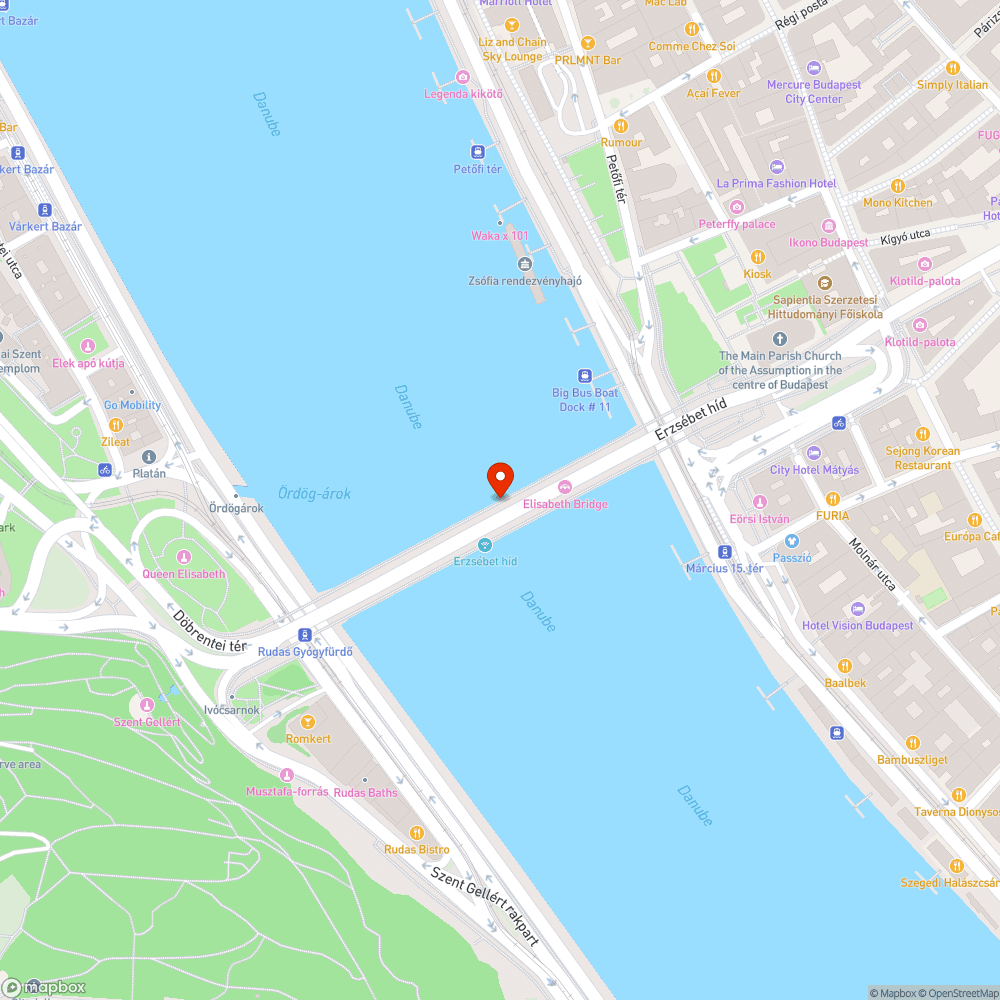 Erzsébet hídi díszkivilágitás nagy része el van romolva bejelentés helye