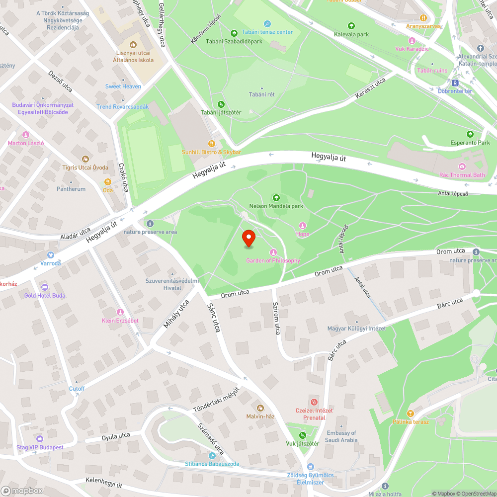 Siralmas állapotú víztározó park bejelentés helye