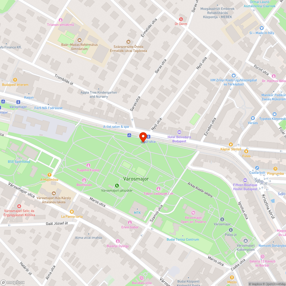 Hiányzó szerelőajtó bejelentés helye