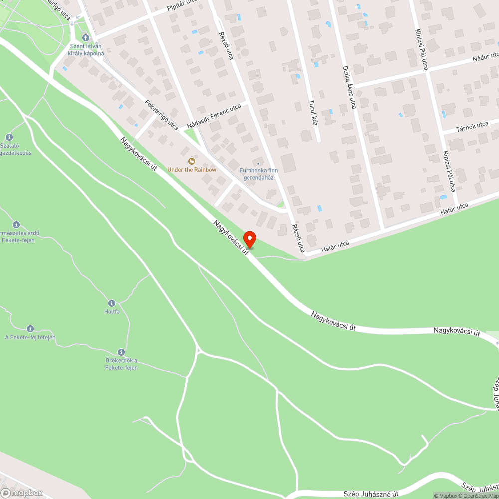 Kátyú bejelentés helye