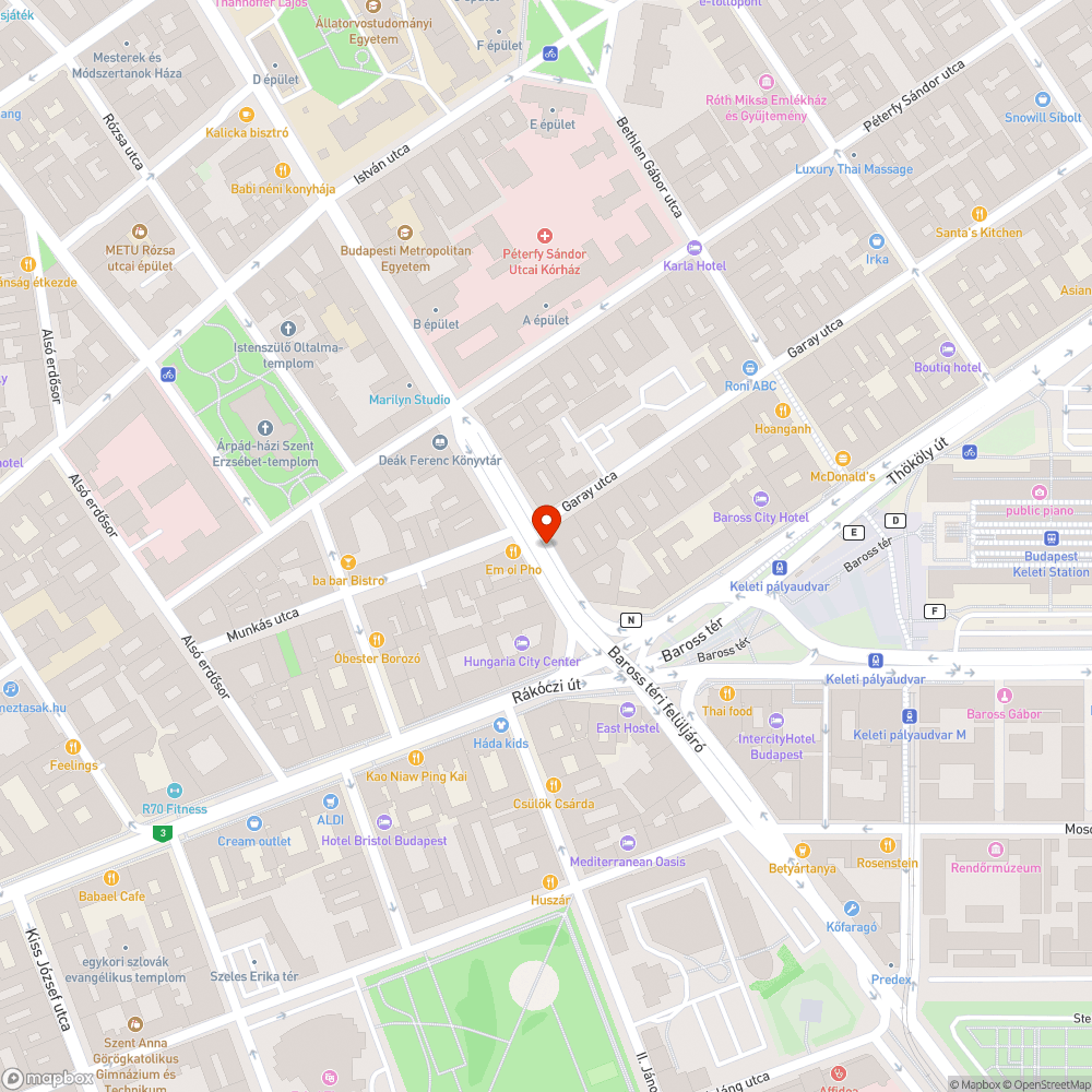 Kerülhetetlen tengelyütős kátyú bejelentés helye