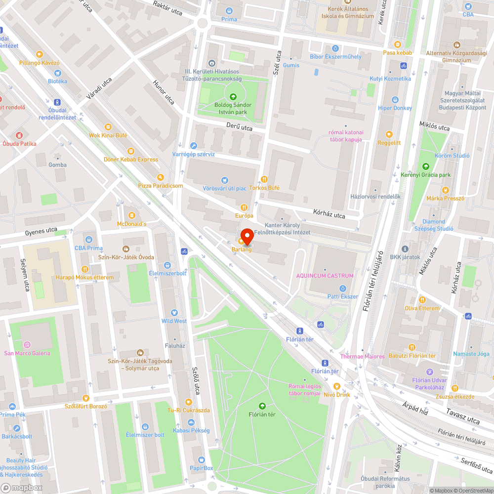 Vörösvári úti fák pótlása bejelentés helye