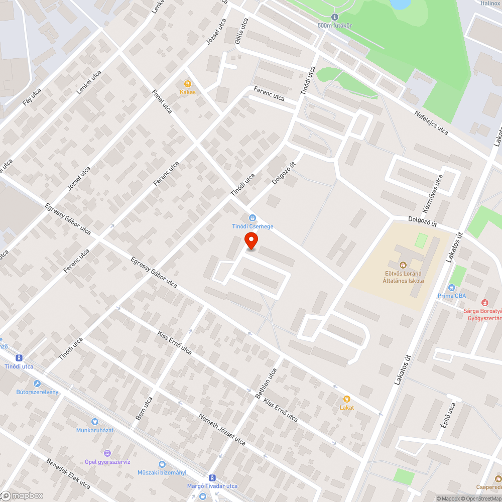 Nem akadálymentes járdaszakasz bejelentés helye