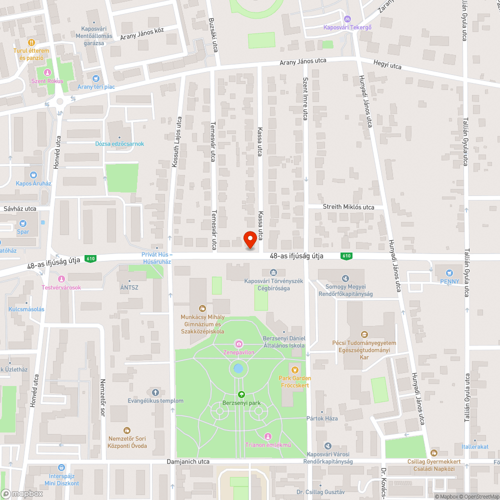 Balesetveszélyes járda bejelentés helye