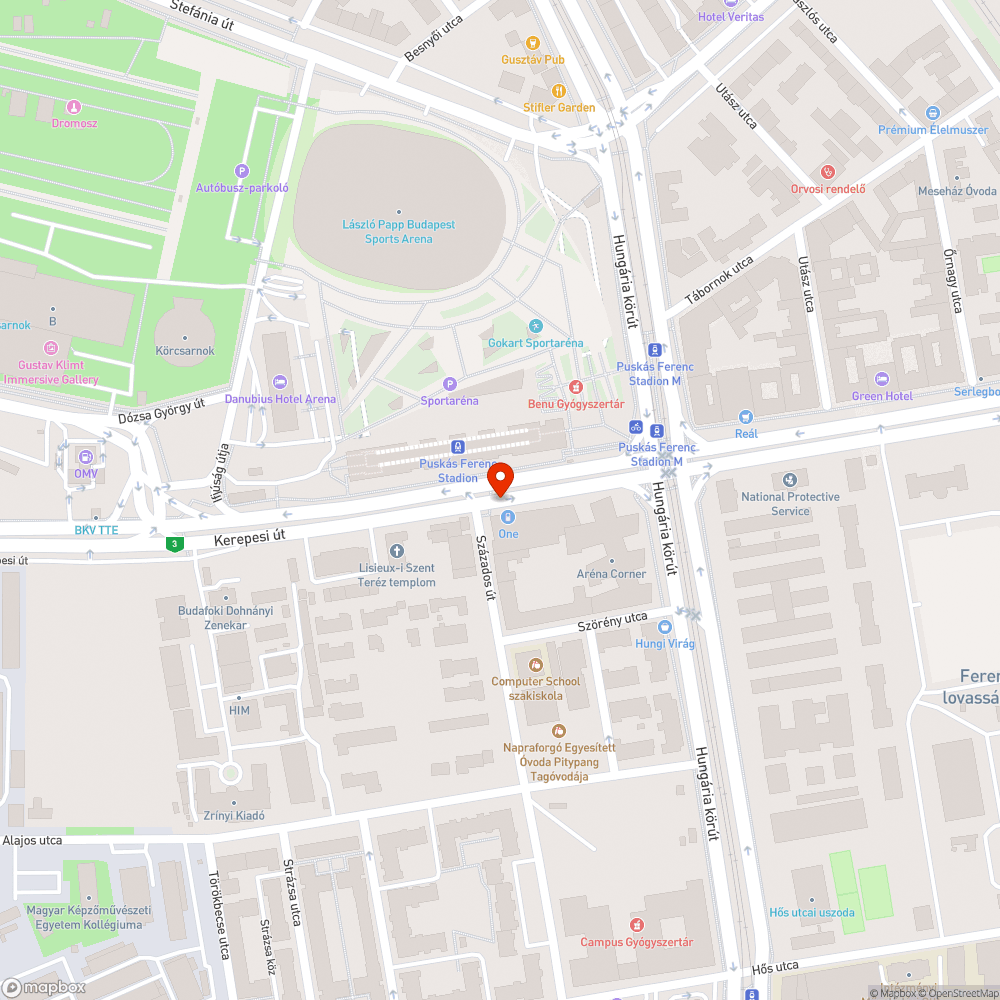 Balesetveszélyes kátyúk bejelentés helye