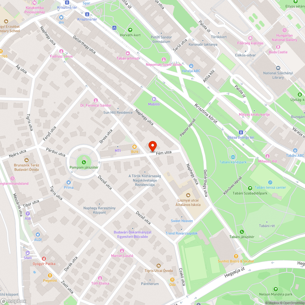 Kiszakadt padka bejelentés helye