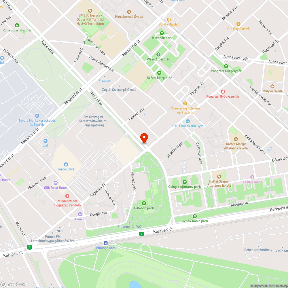 Nem jól látható közlekedési lámpa bejelentés helye