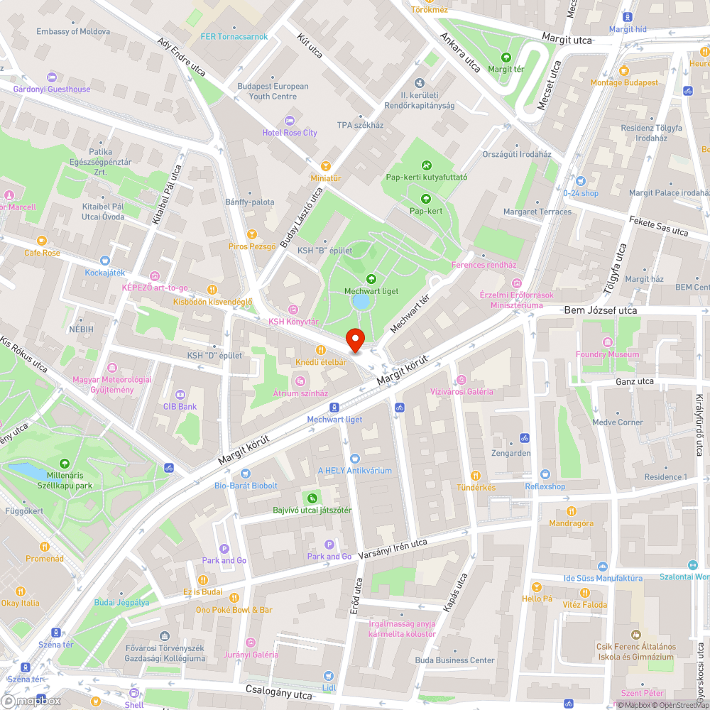 Gödör és tócsa a járdán bejelentés helye