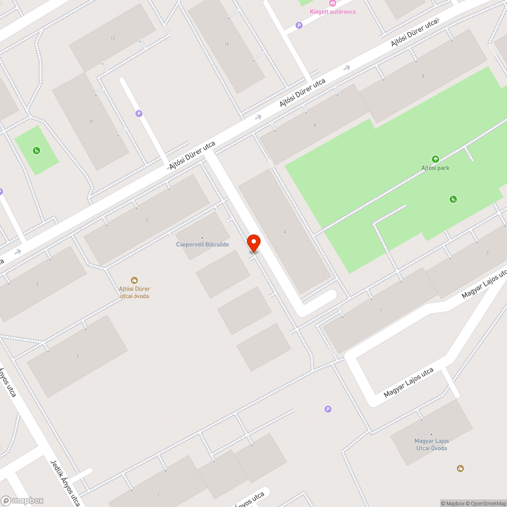 Felgyűlő csapadék a járdán bejelentés helye