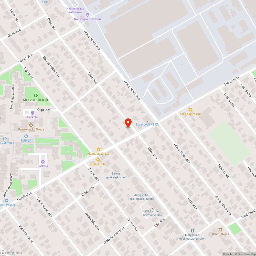 Területre kihelyezett betontömbök bejelentés helye