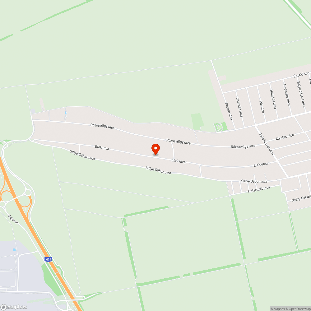 Kátyús aszfalt a 34-es busz nyomvonalán bejelentés helye