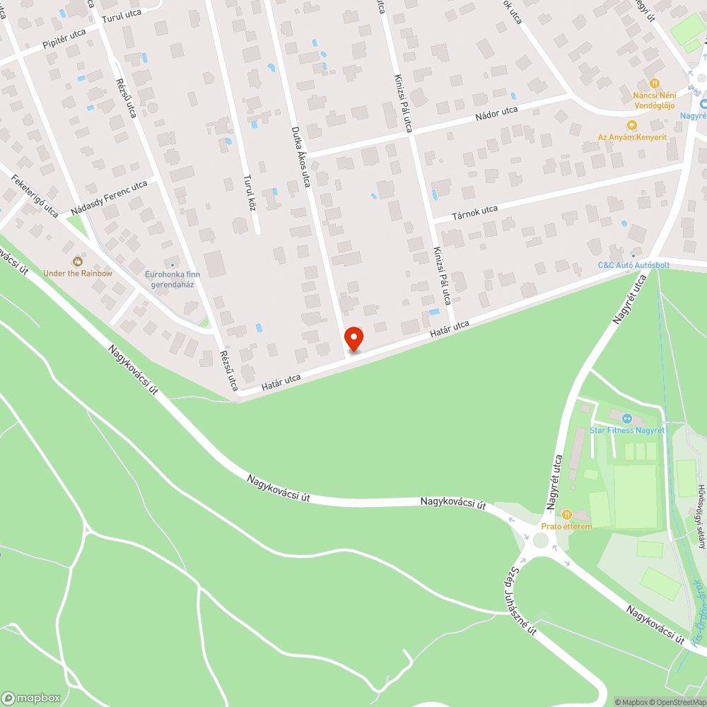 Hatalmas kátyú a Határ utcában bejelentés helye