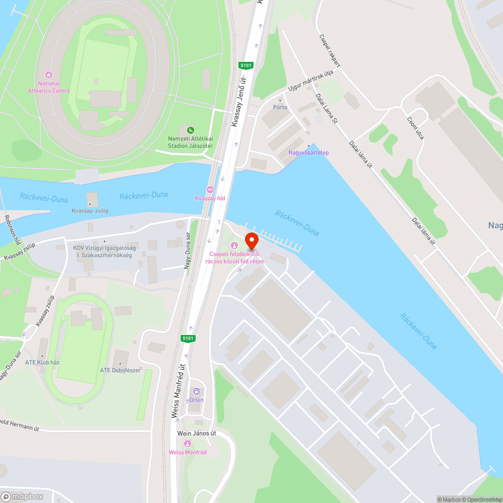 Szemétlerakás Csepel szigetcsúcs bejelentés helye