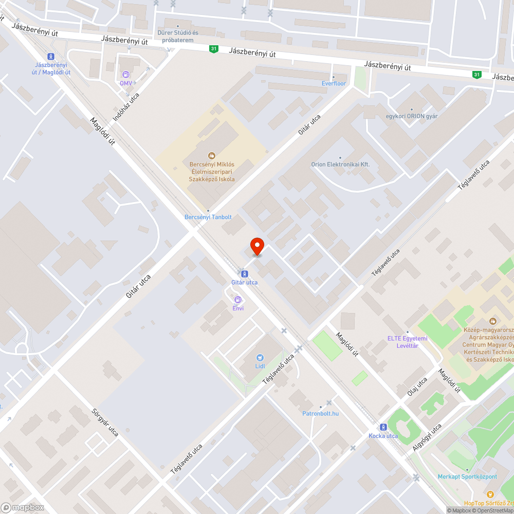 Kátyú, kráter, gödör az úton bejelentés helye