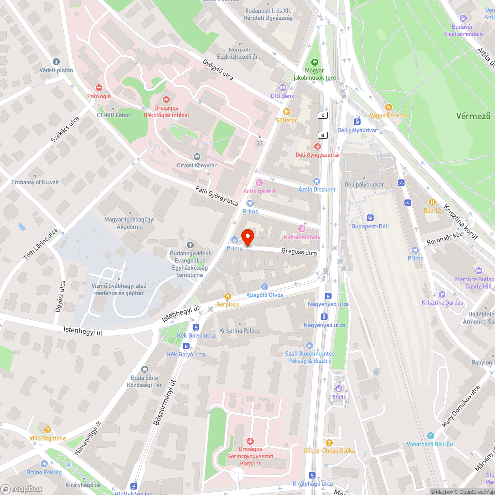 Szemét az utcán bejelentés helye