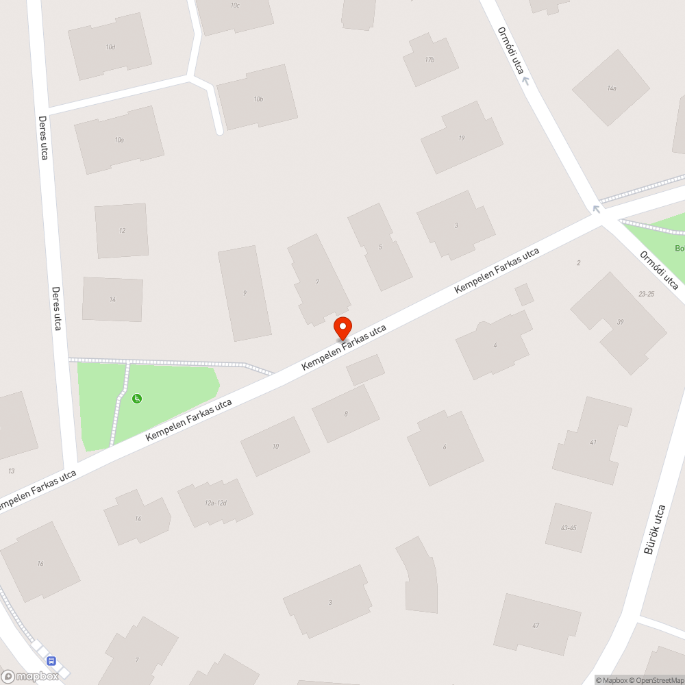 Járdára hányt föld bejelentés helye