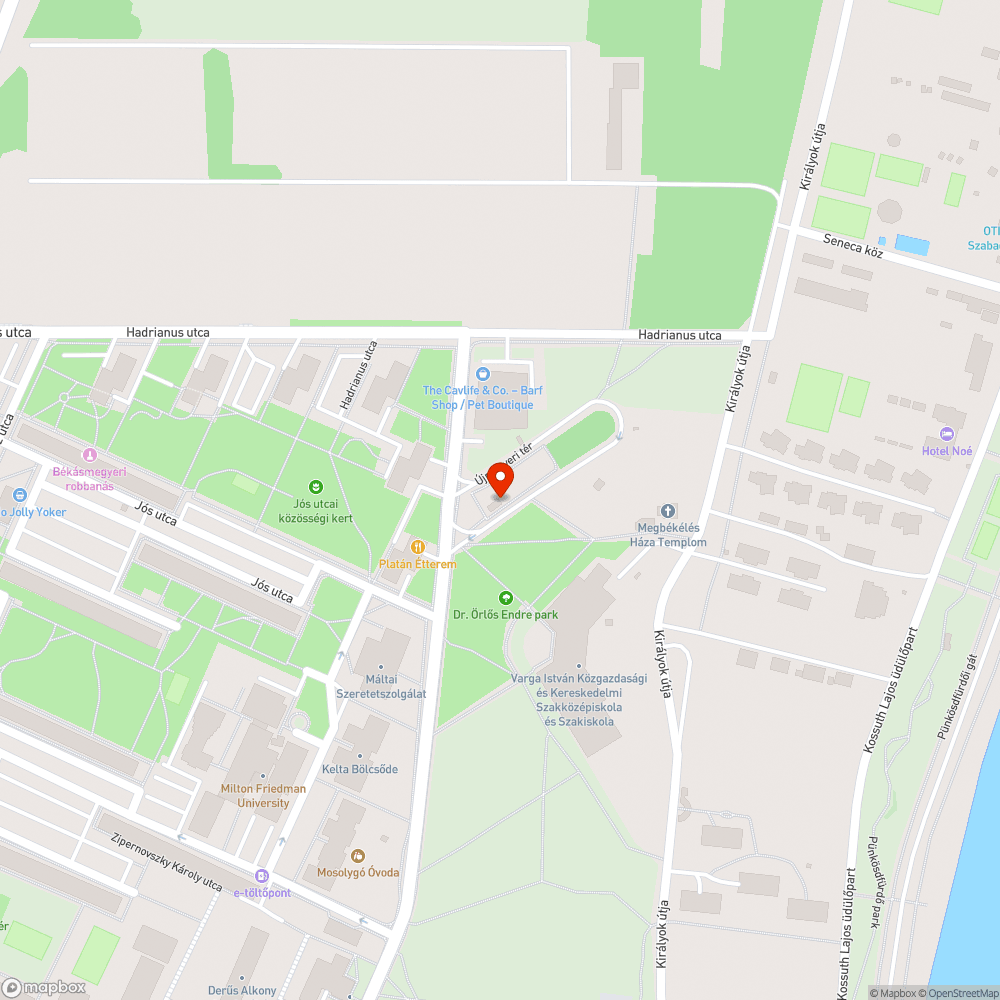 Graffiti a BKV épületen bejelentés helye