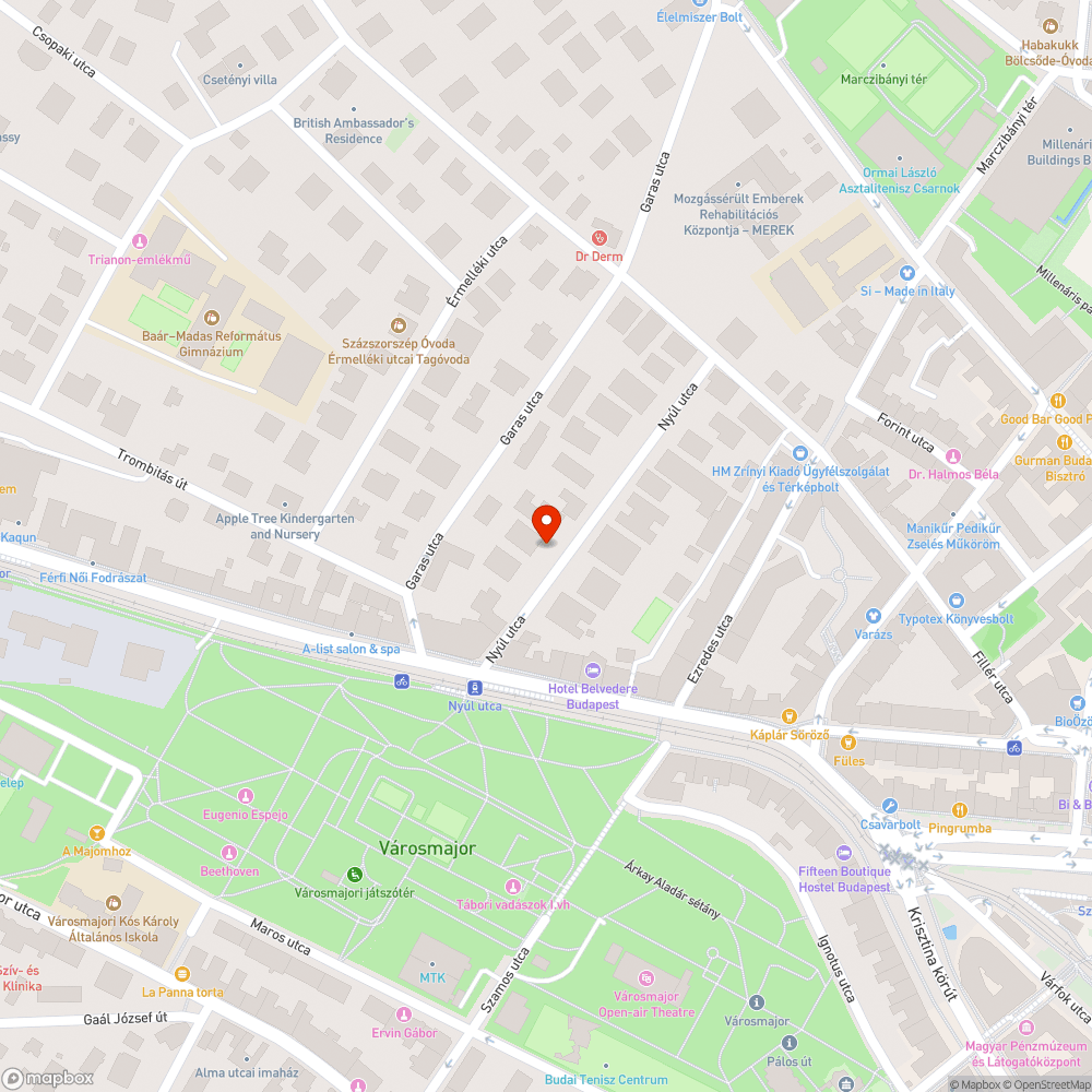 Kátyú a járdán bejelentés helye