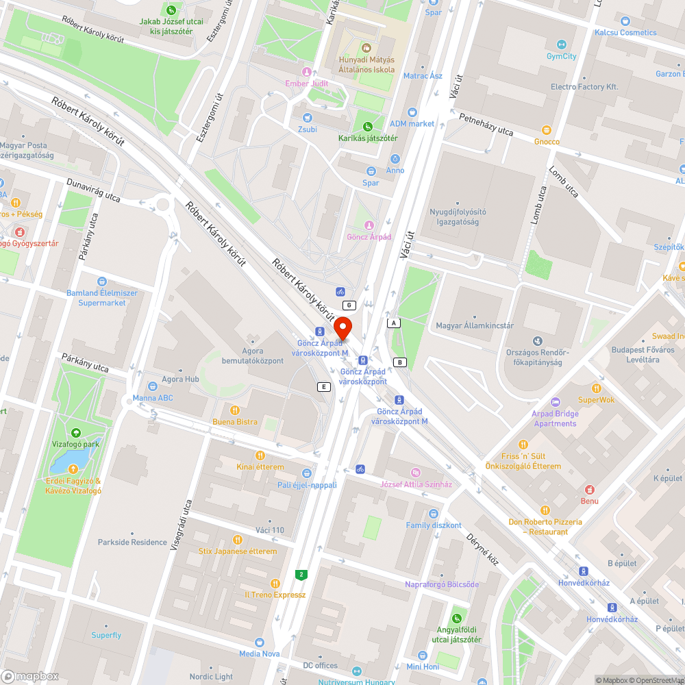 Kiégett neonok bejelentés helye