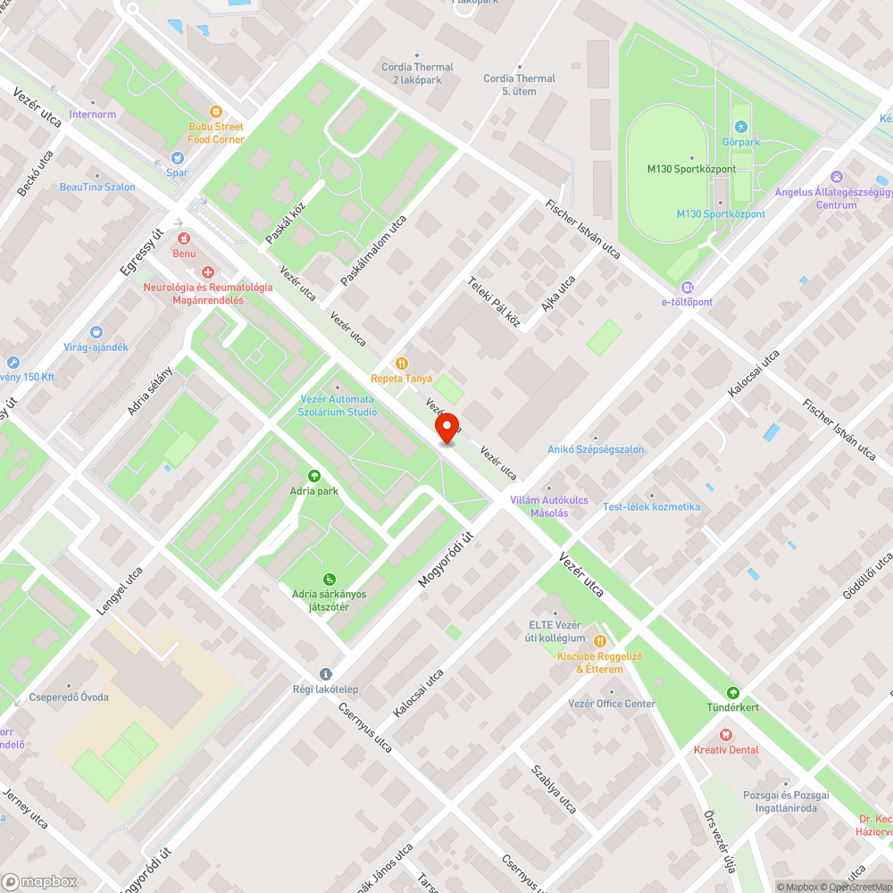 Megálló állapota bejelentés helye