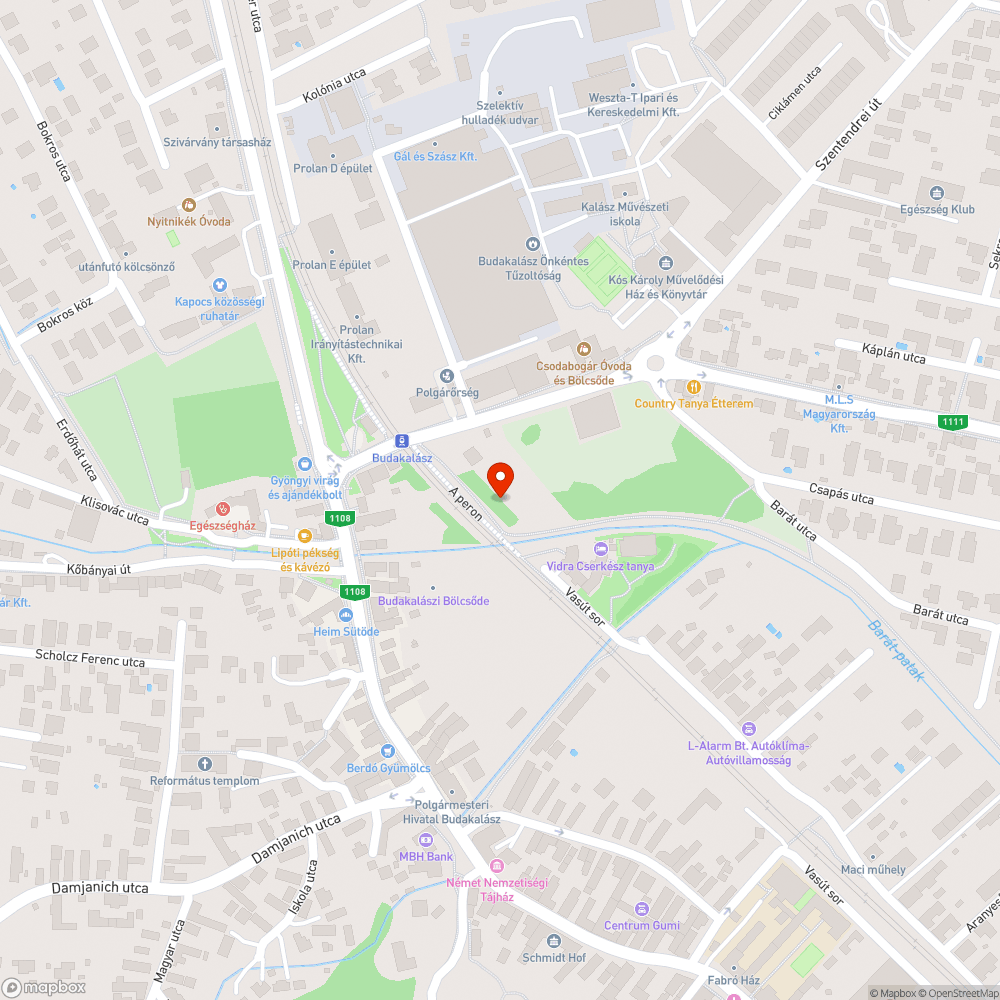 Kerékpárút balesetveszélyes bejelentés helye