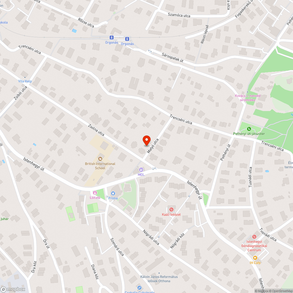 Járdán parkoló autók bejelentés helye