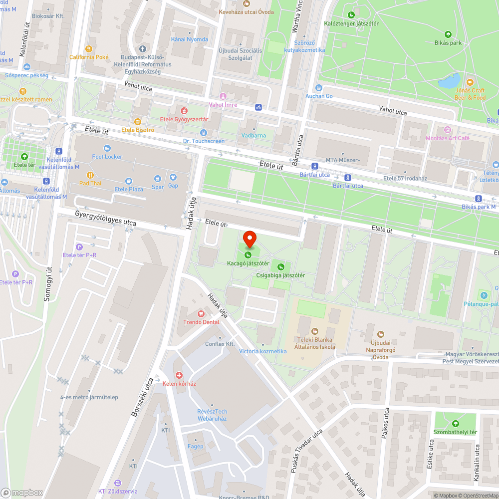 Parti-játszótér 2.0 bejelentés helye