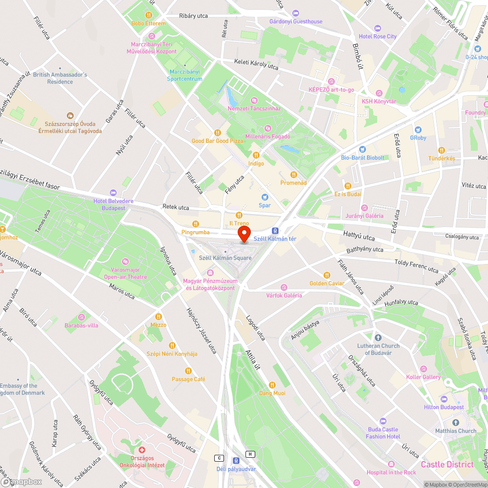 Balesetveszély a Széll Kálmán téren bejelentés helye