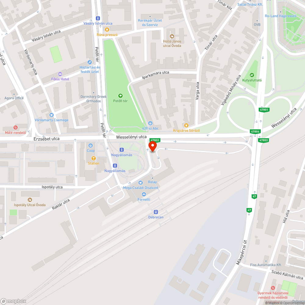 Nem működő világítás bejelentés helye