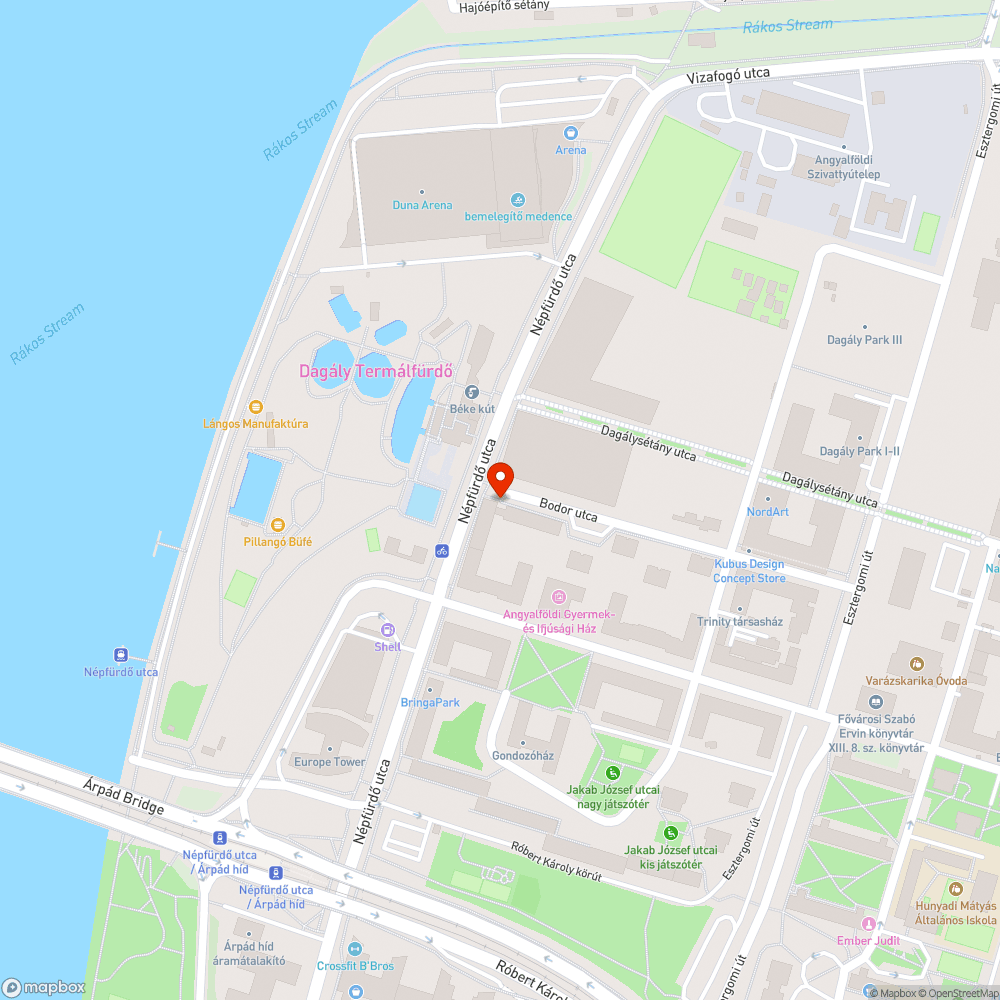 Kidőlt fa bejelentés helye