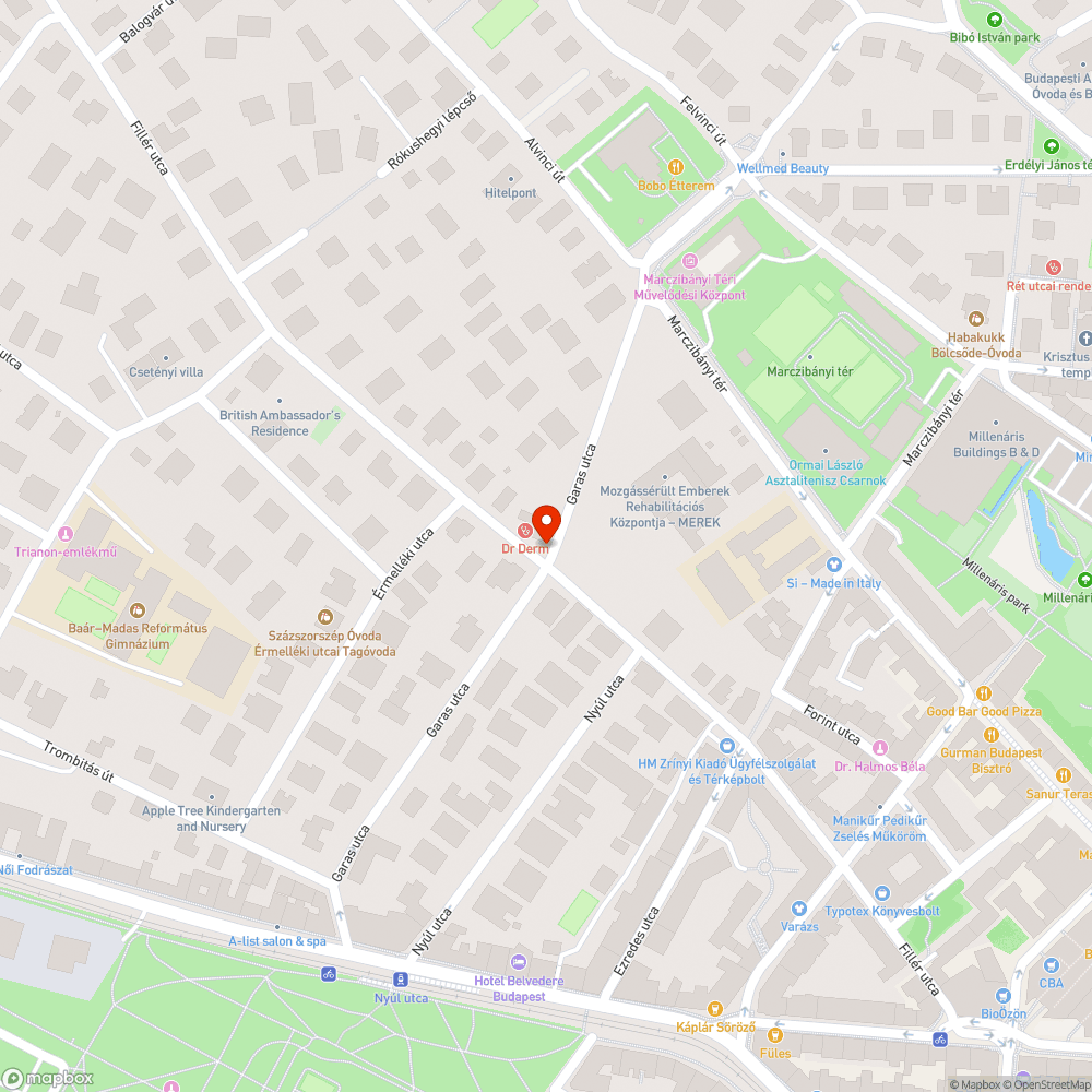 Kátyú bejelentés helye