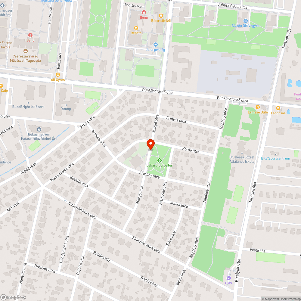 Roncsautó bejelentés helye