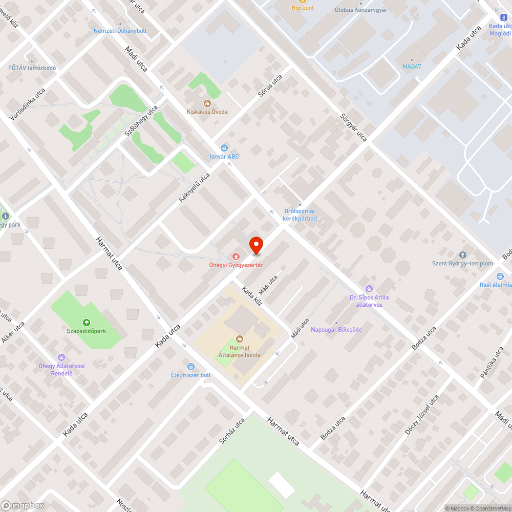 Kiborított szemetes bejelentés helye