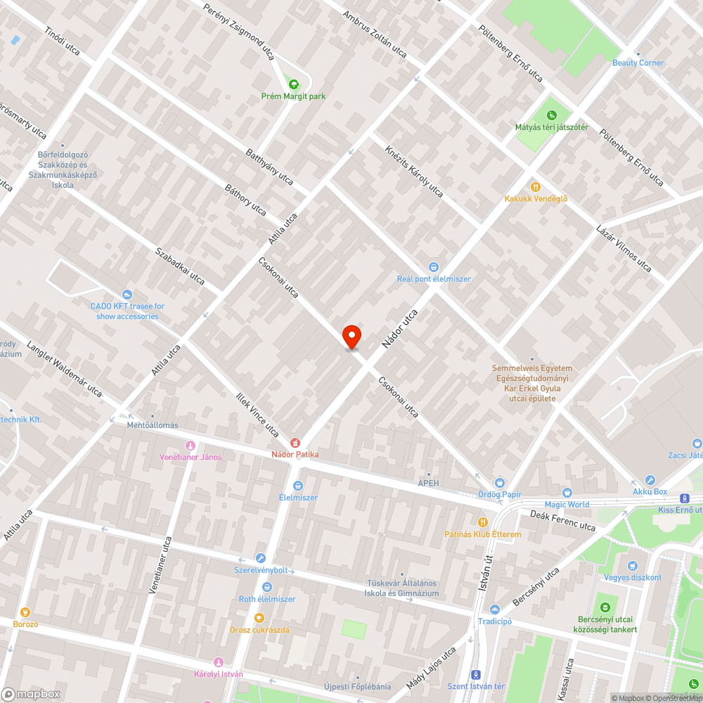 Útburkolat hibák bejelentés helye