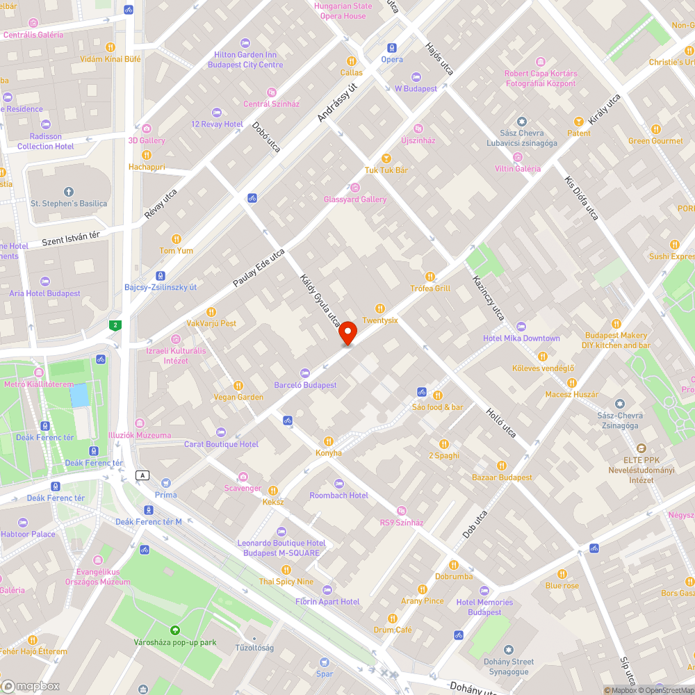 Úthibák bejelentés helye