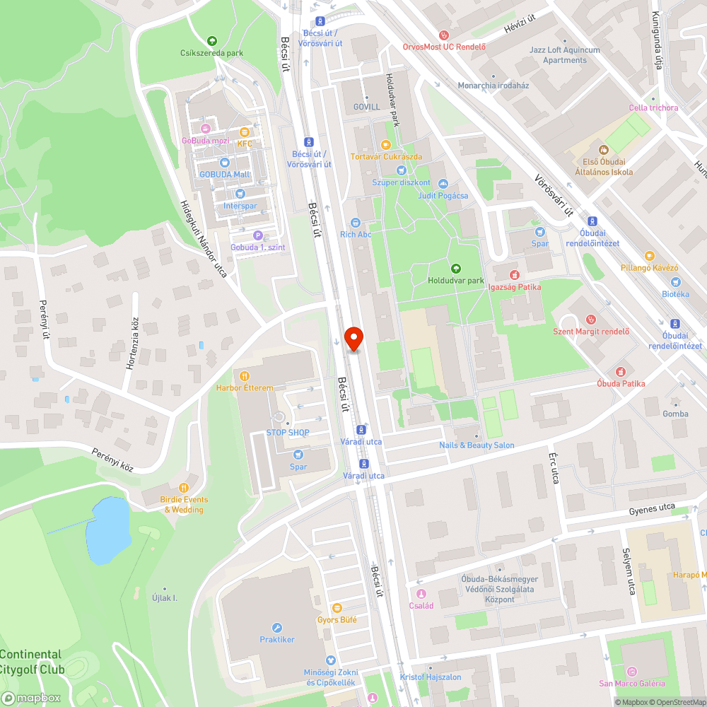 Hatalmas kátyúk bejelentés helye