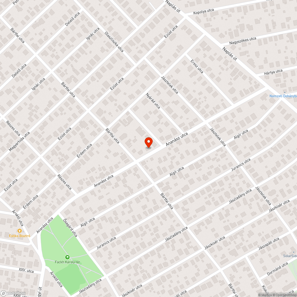 Csapadékvíz-elvezetési probléma és útburkolat beszakadása bejelentés helye