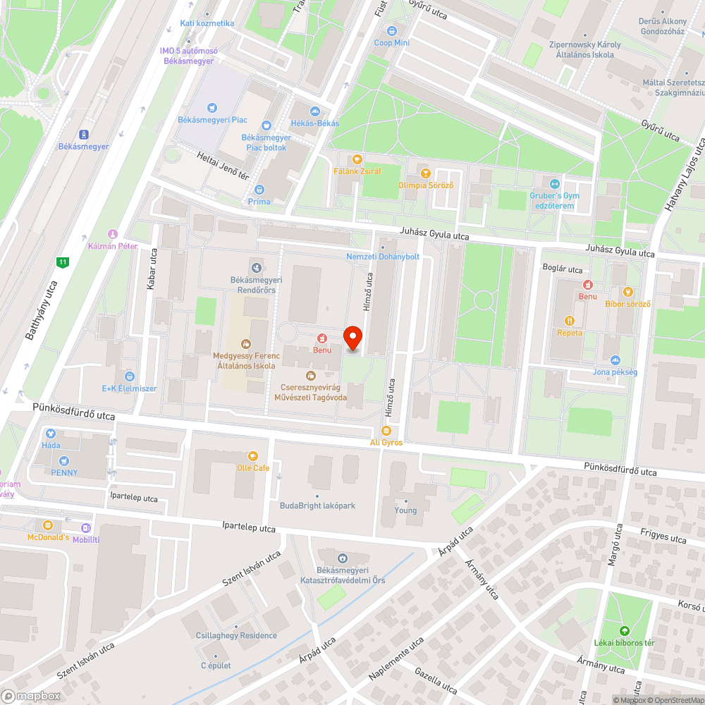 Megdőlt fa oszlop bejelentés helye