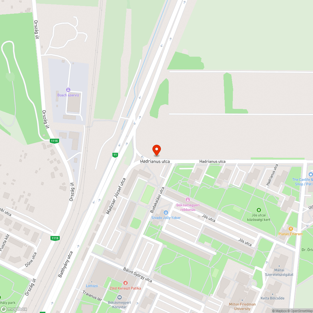 Rengeteg kátyú bejelentés helye