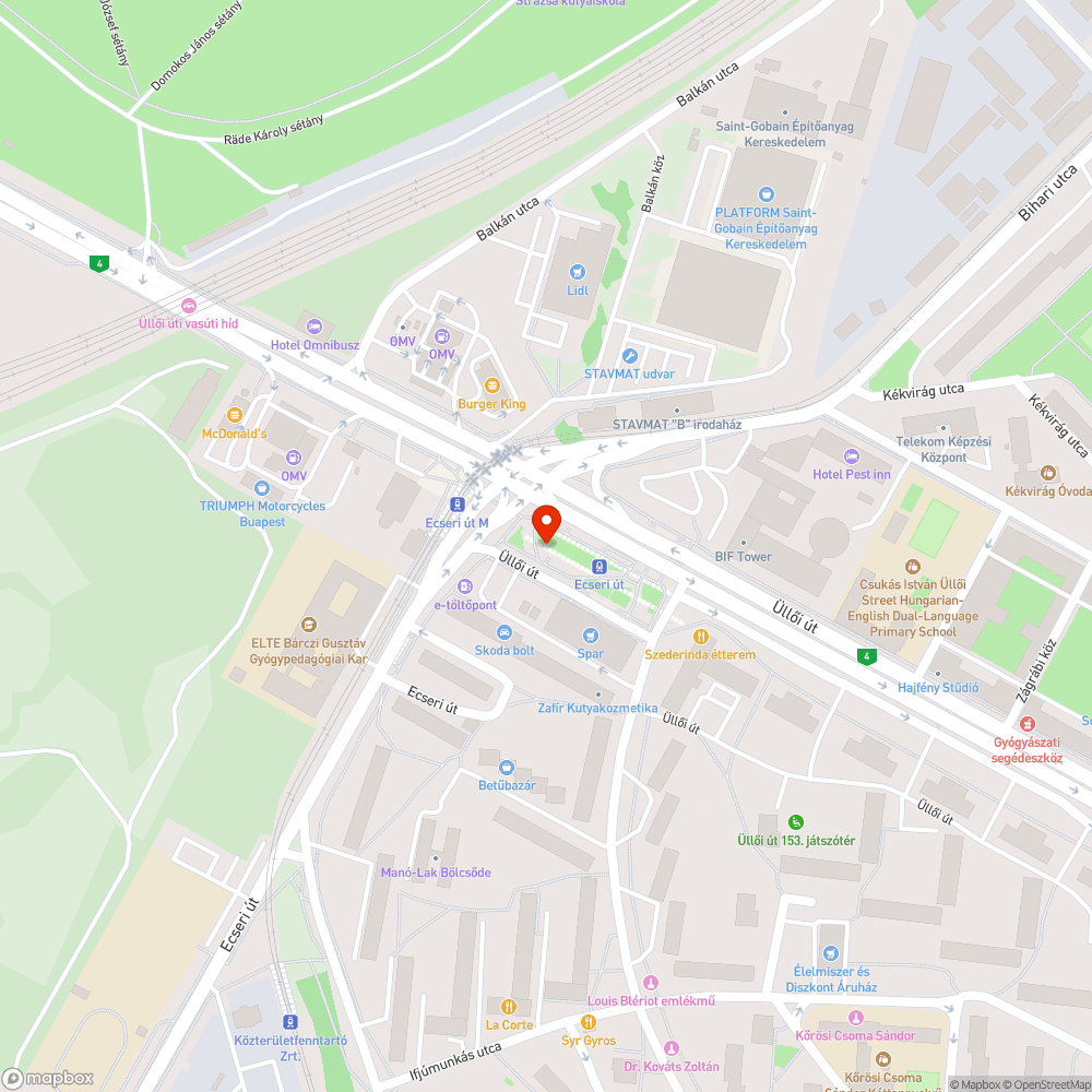 Elhanyagolt, koszos lejárat az Ecseri úti metróhoz bejelentés helye