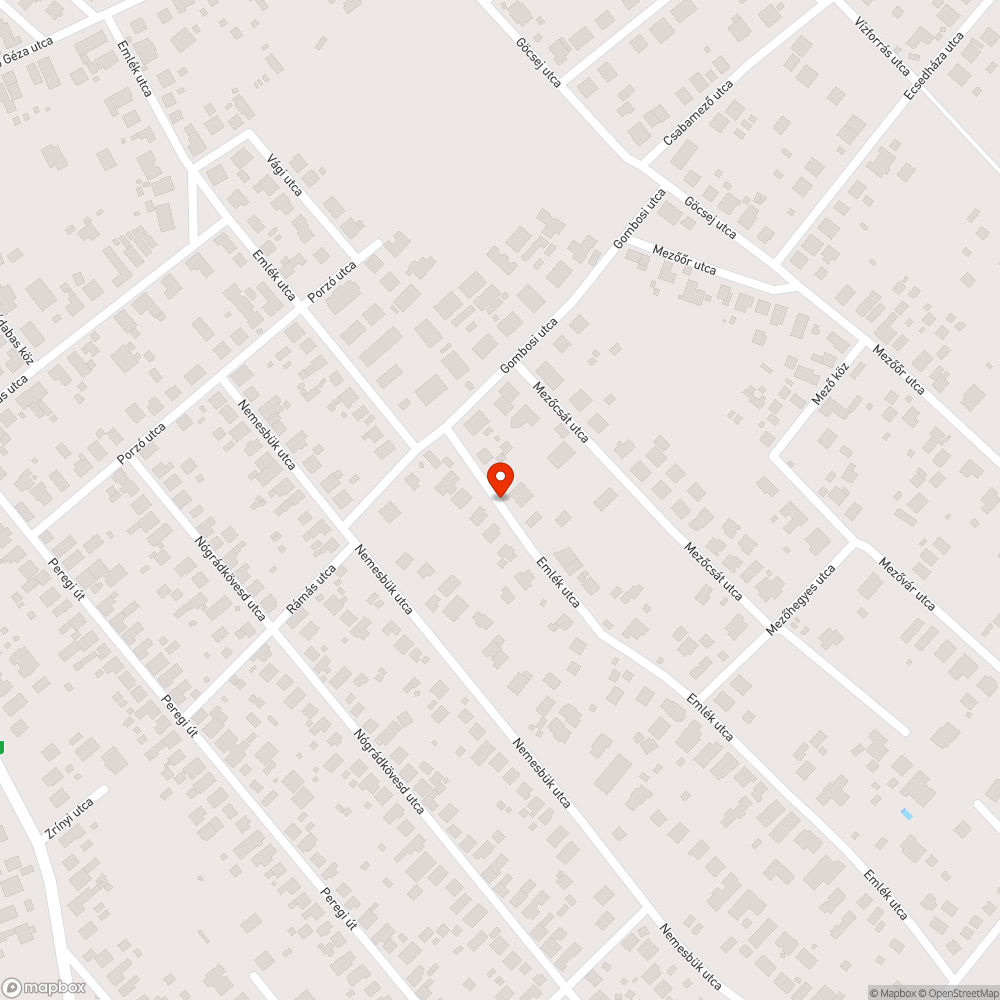 Kátyú bejelentés helye