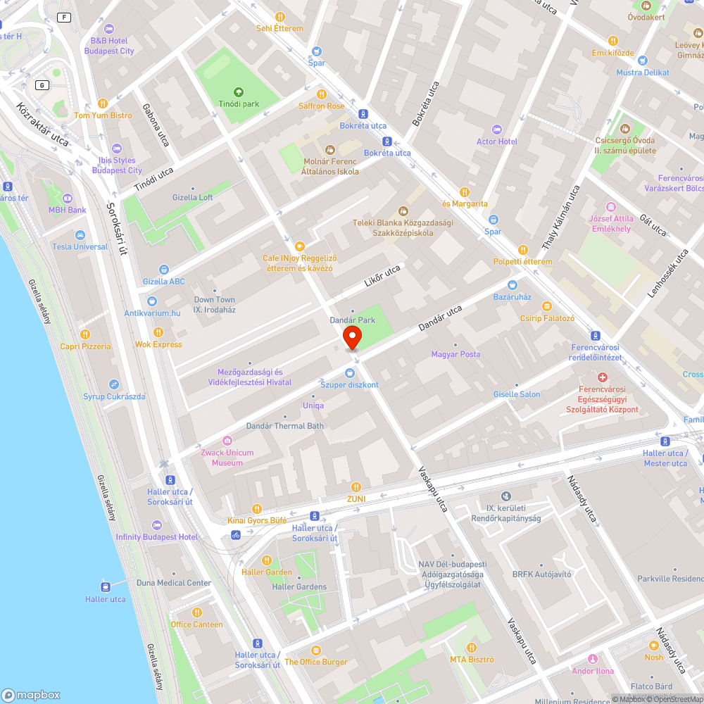 Összefirkált utcatábla bejelentés helye